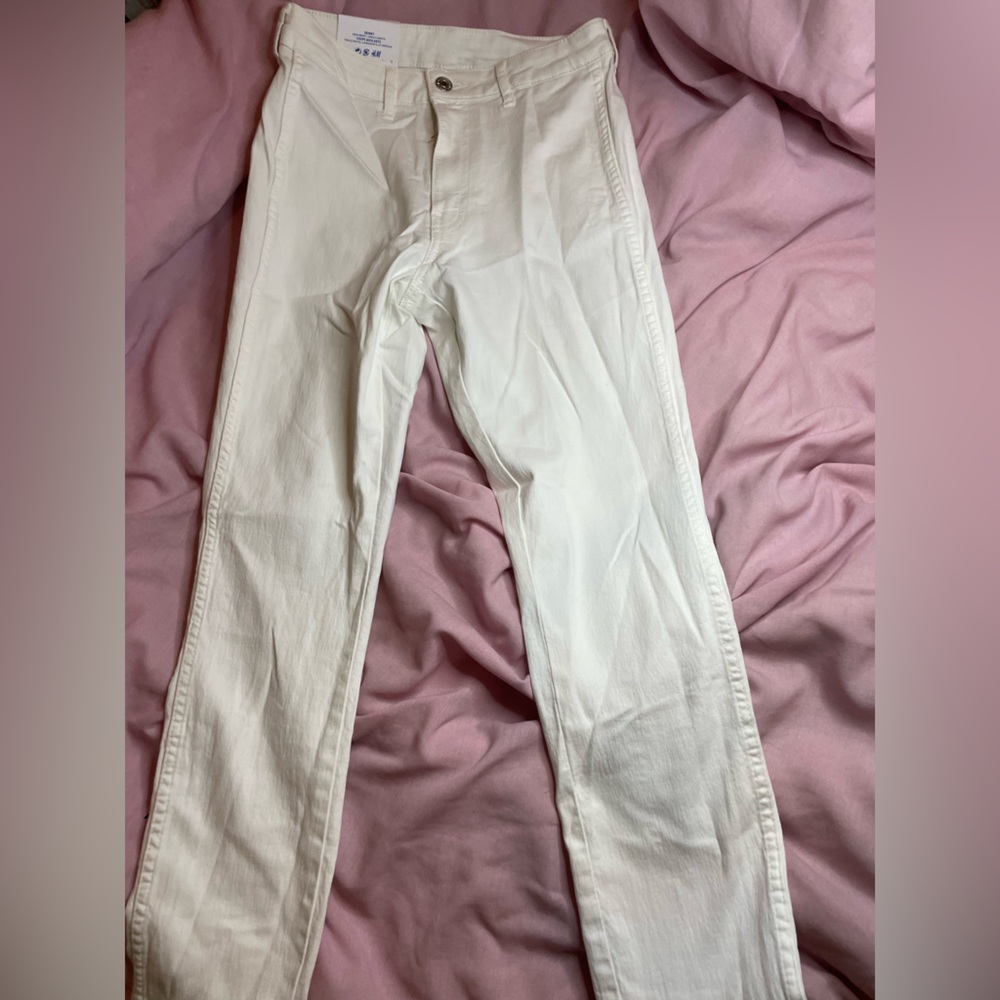 High rise skinny jeans